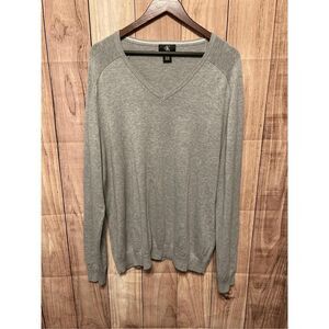 Calvin Klein XL grey V-neck sweater mens